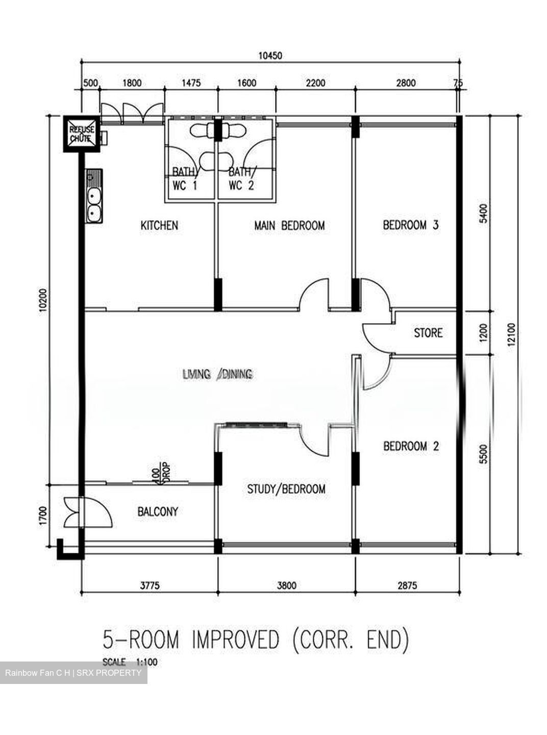 Blk 859 Tampines Parkview (Tampines), HDB 5 Rooms #499029691